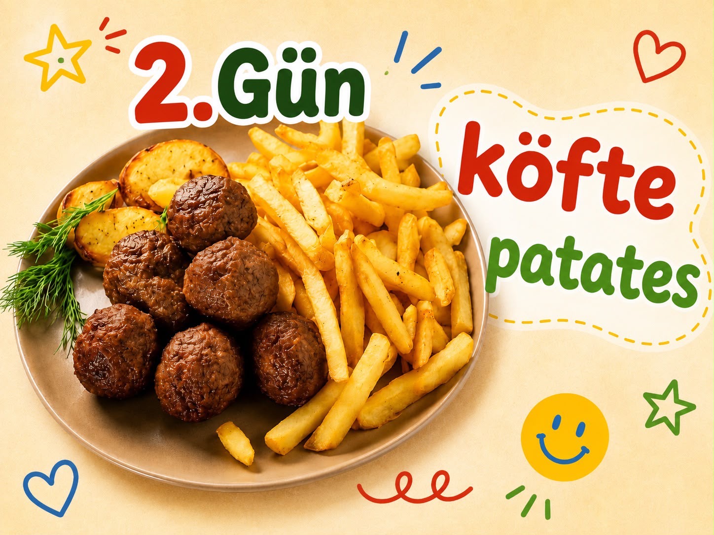 2. gün çocuk menüsü — 7 Temmuz Salı