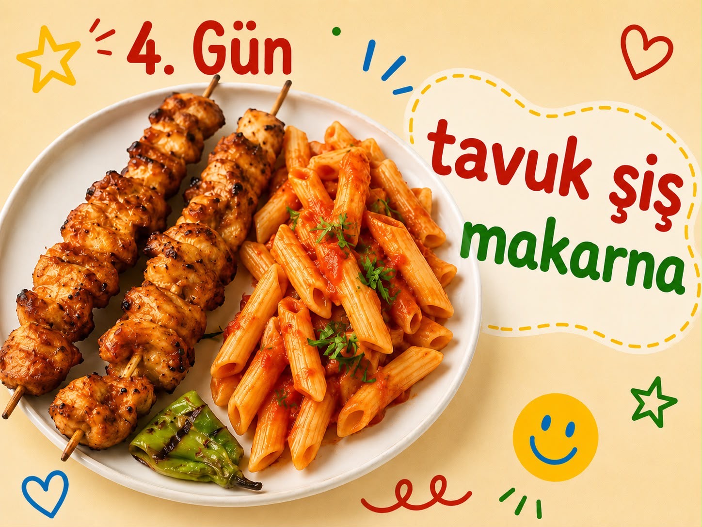 4. gün çocuk menüsü — 9 Temmuz Perşembe