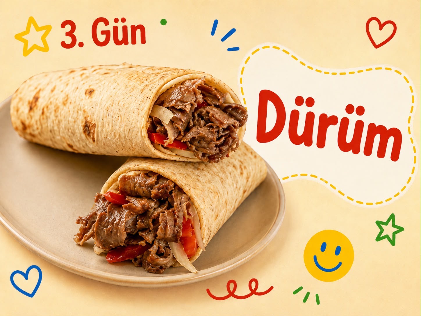 3. gün çocuk menüsü — 8 Temmuz Çarşamba
