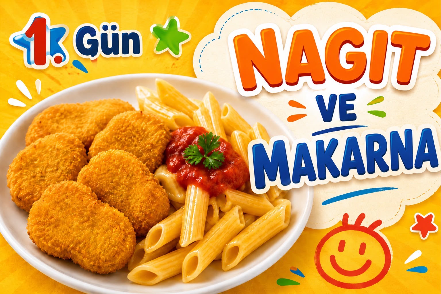1. gün çocuk menüsü — 6 Temmuz Pazartesi